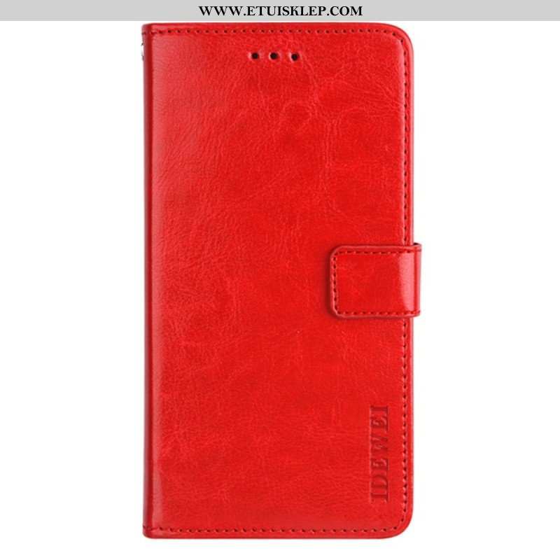 Etui Folio do Poco X4 Pro 5G Imitacja Skóry Idewei